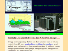 Tablet Screenshot of energywiz.com